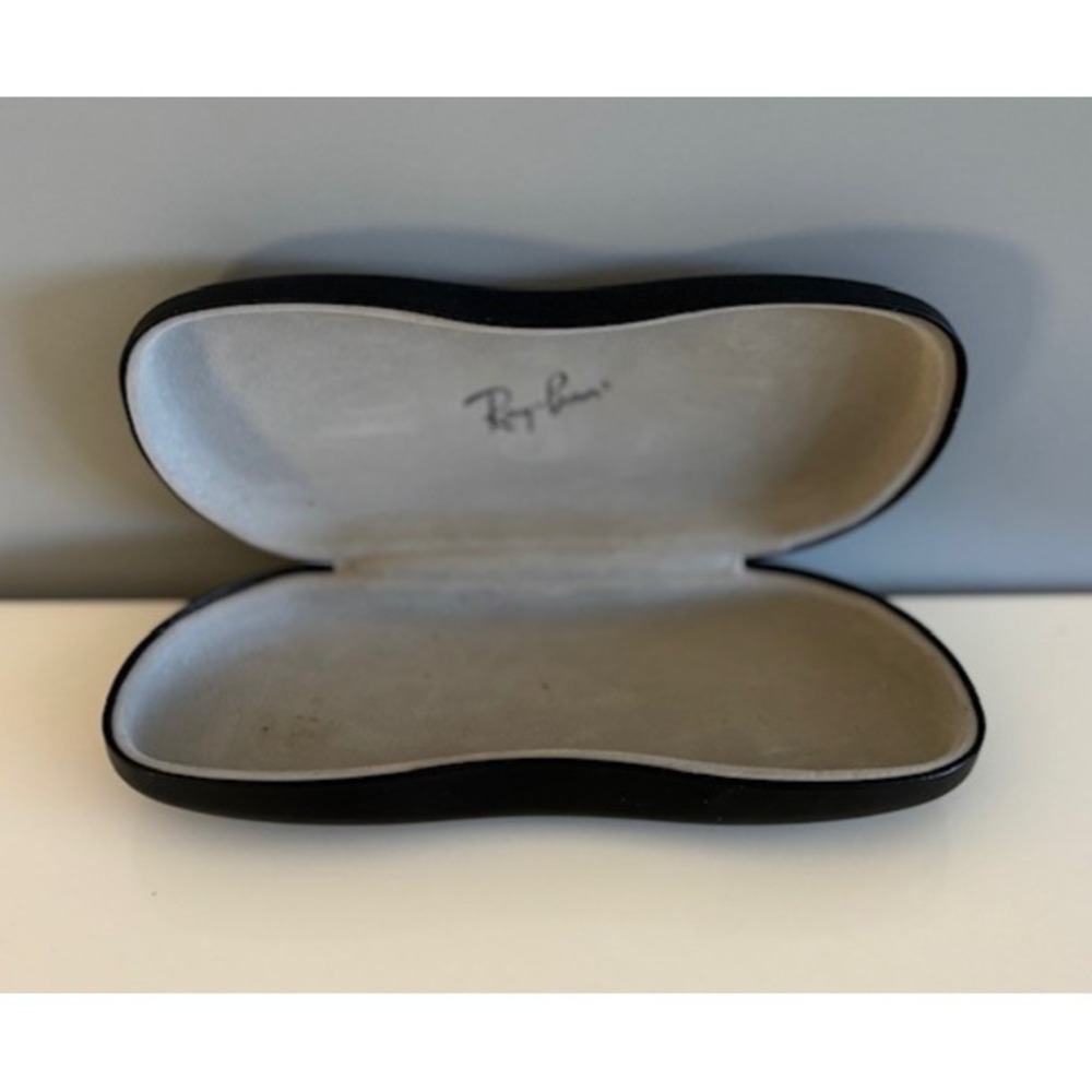 Lot of 2 Ray-Ban Black Hard Eyeglasses/Sunglasses Clamshell Cases - Picture 14 of 15